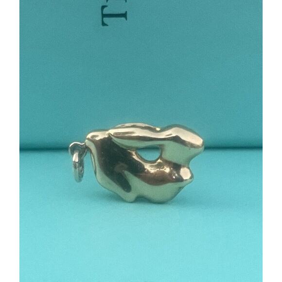 Tiffany & Co. Jewelry - RARE Tiffany & Co Elsa Peretti 18k Gold Zodiac Rabbit Charm Pendant For Necklace